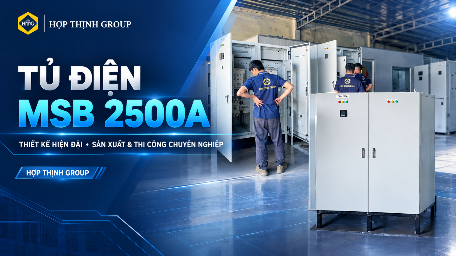 Tủ điện MSB 2500A - Thiết kế hiện đại