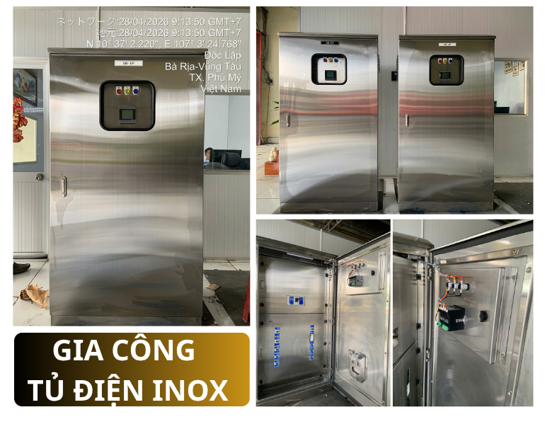 Thi Công Lắp Đặt Tủ điện inox ngoài trời