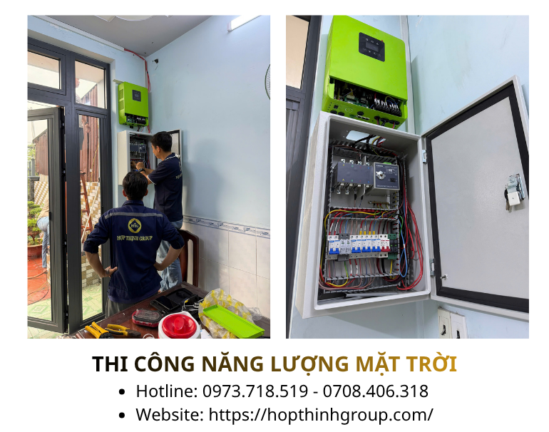 Thi công điện năng lượng mặt trời