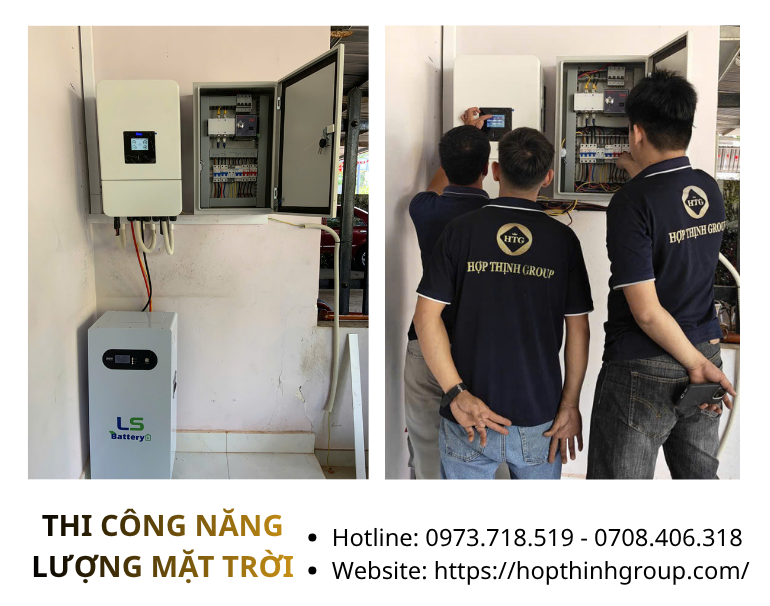 Thi công điện năng lượng mặt trời