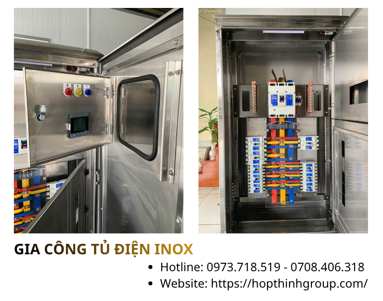 Thi Công Lắp Đặt Tủ điện inox ngoài trời