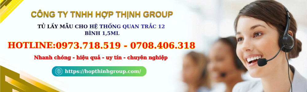 TỦ LẤY MẪU CHO HỆ THỐNG QUAN TRẮC 12 BÌNH 1,5ML